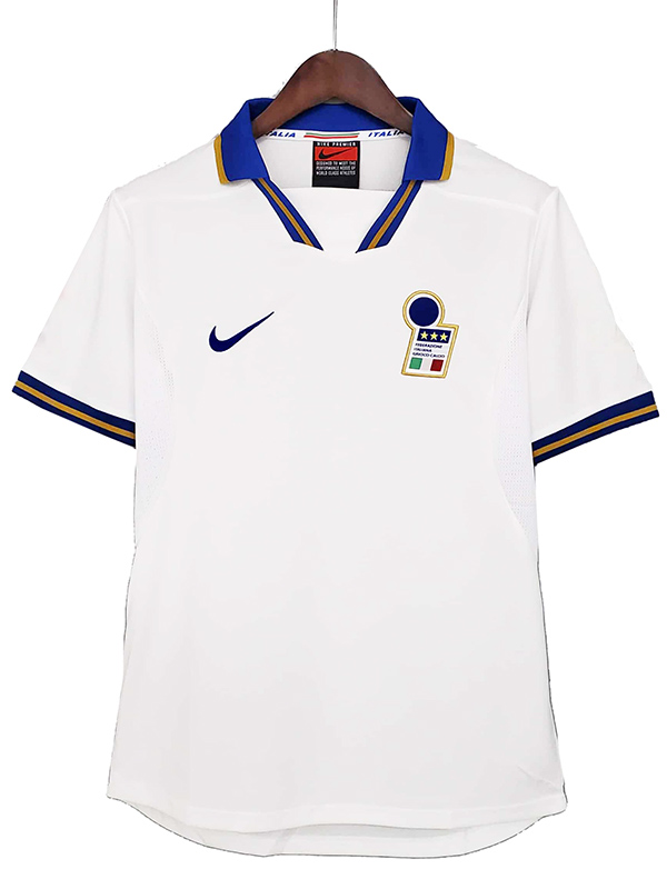 Italia maillot extérieur deuxième uniforme de football kit de football pour hommes maillot haut 1996-1997